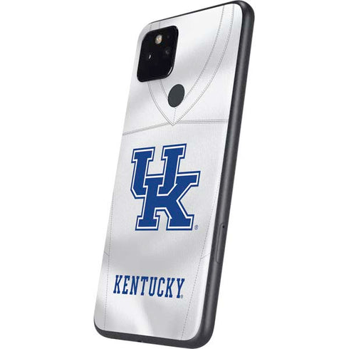 University of Kentucky White Jersey Google Pixel 5 Skin